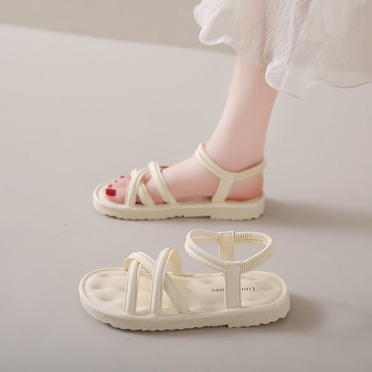 Damen bequeme Sandalen mit elastischem Riemensystem EB
