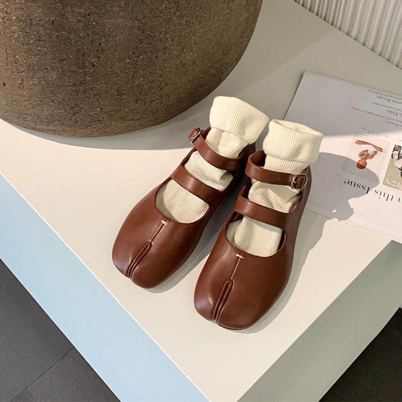 Damen Slingback-Ballerinas mit elegantem Schnallenverschluss und perfekter Passform EB