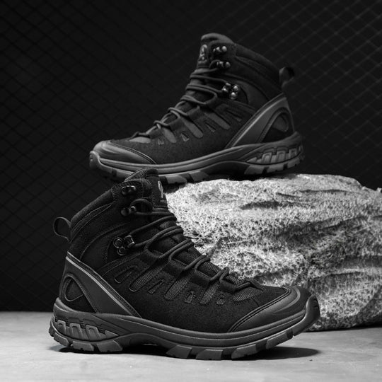 Herren Wanderstiefel mit atmungsaktivem Obermaterial und rutschfester Sohle EB