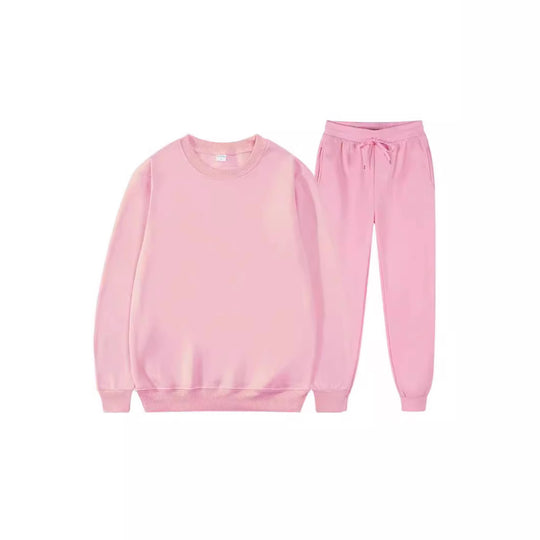 Damen Sportlicher Sweat-Anzug mit komfortablem Schnitt und elastischem Bund EB