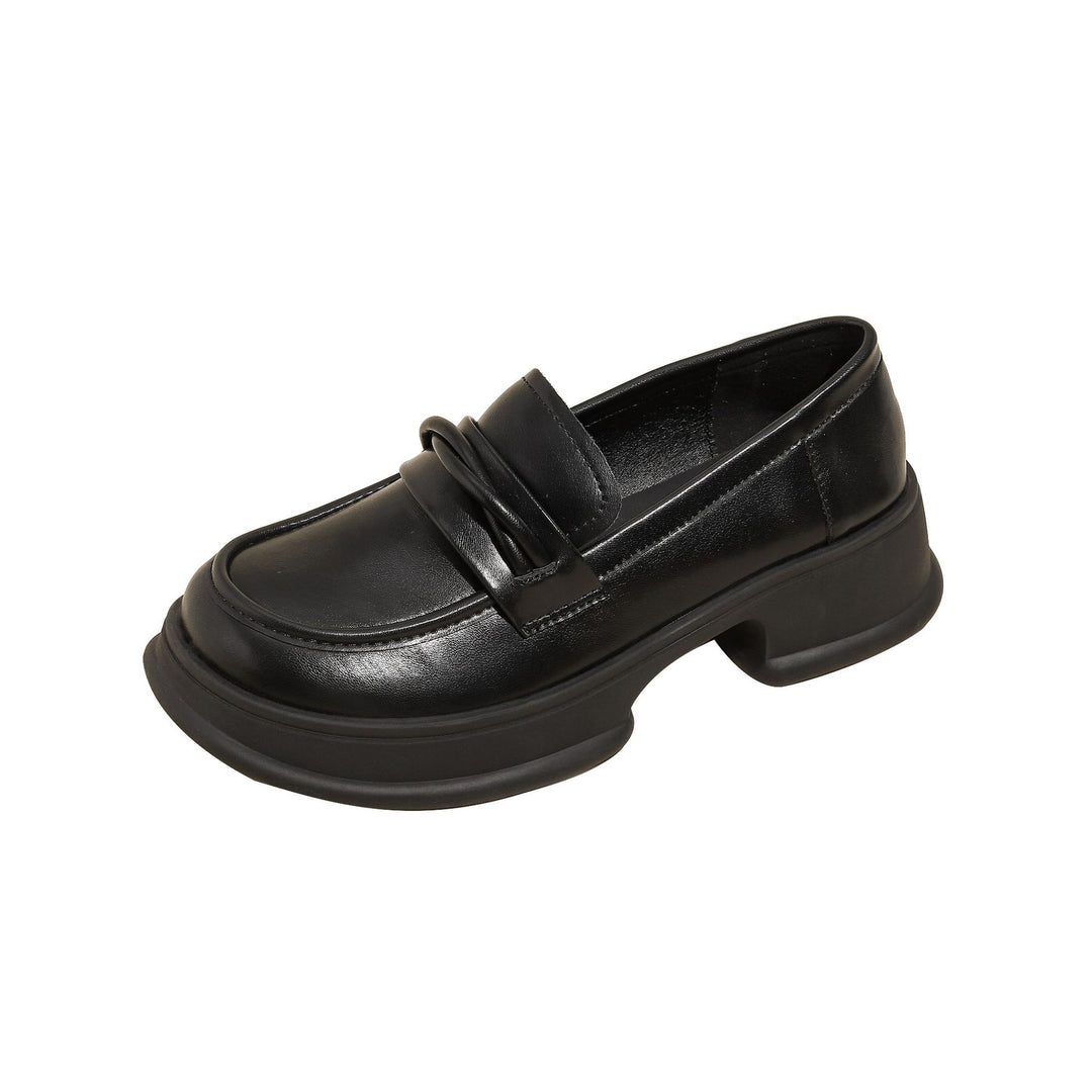 Damen Modische Loafer mit nachhaltiger Plateausohle EB