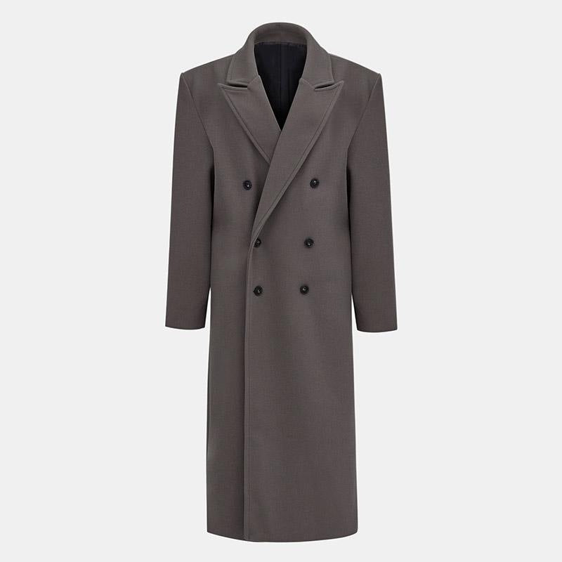 Herren Lange Elegante Doppelreiher EB