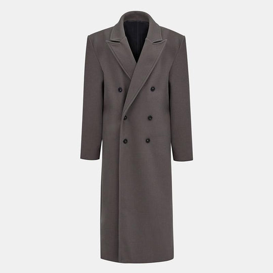 Herren Lange Elegante Doppelreiher EB