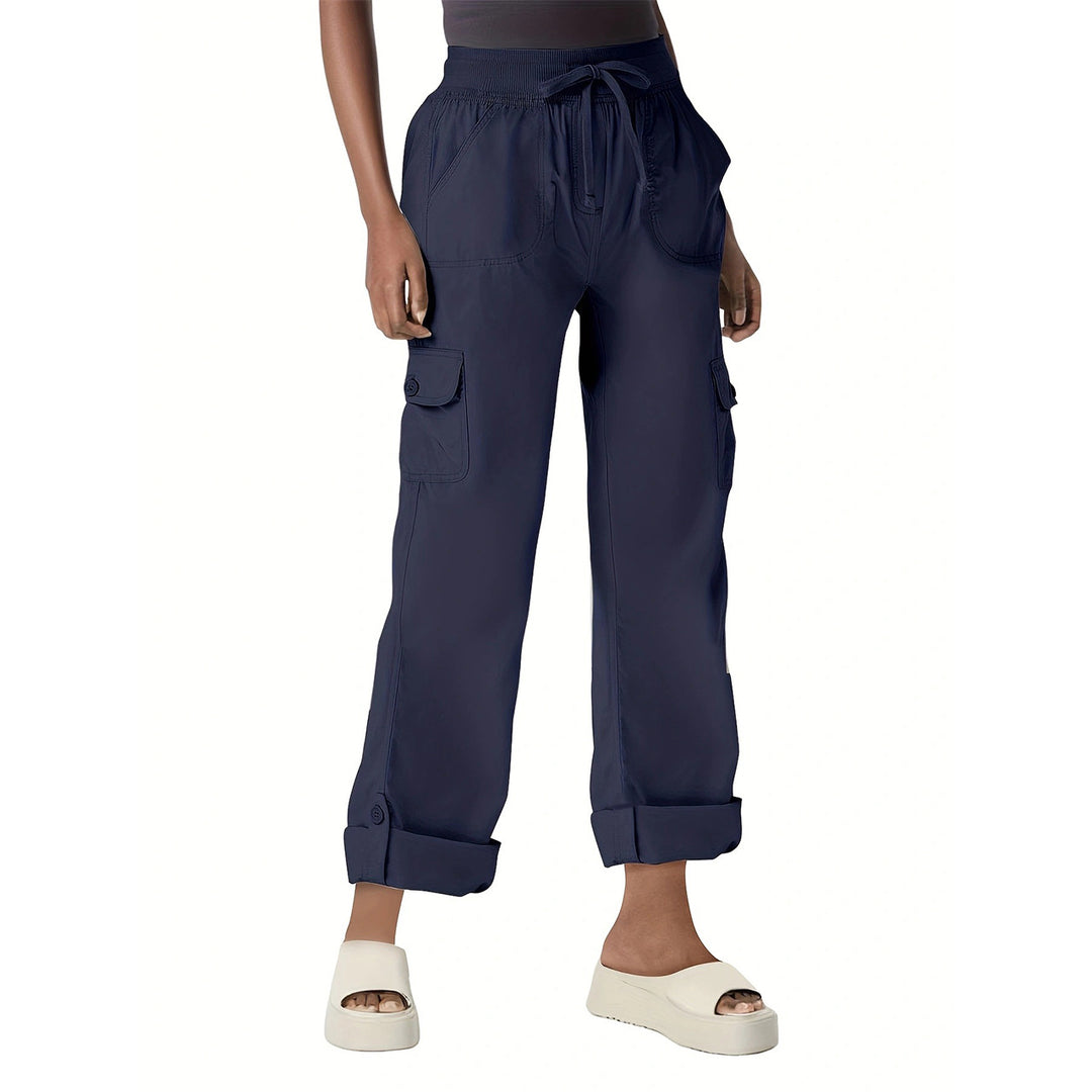 Damen Cargo-Hose mit lässigem Schnitt und praktischen Taschen EB
