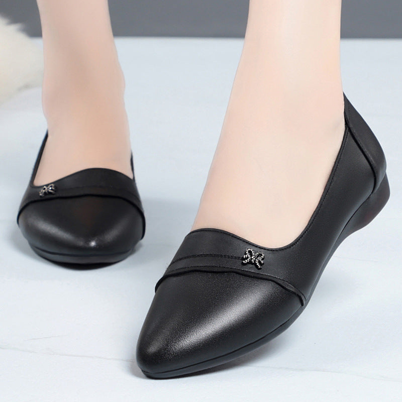 Damen Elegante Ballerinas mit modischem Schleifen-Detail und rutschfester Sohle EB