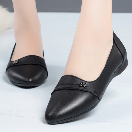 Damen Elegante Ballerinas mit modischem Schleifen-Detail und rutschfester Sohle EB