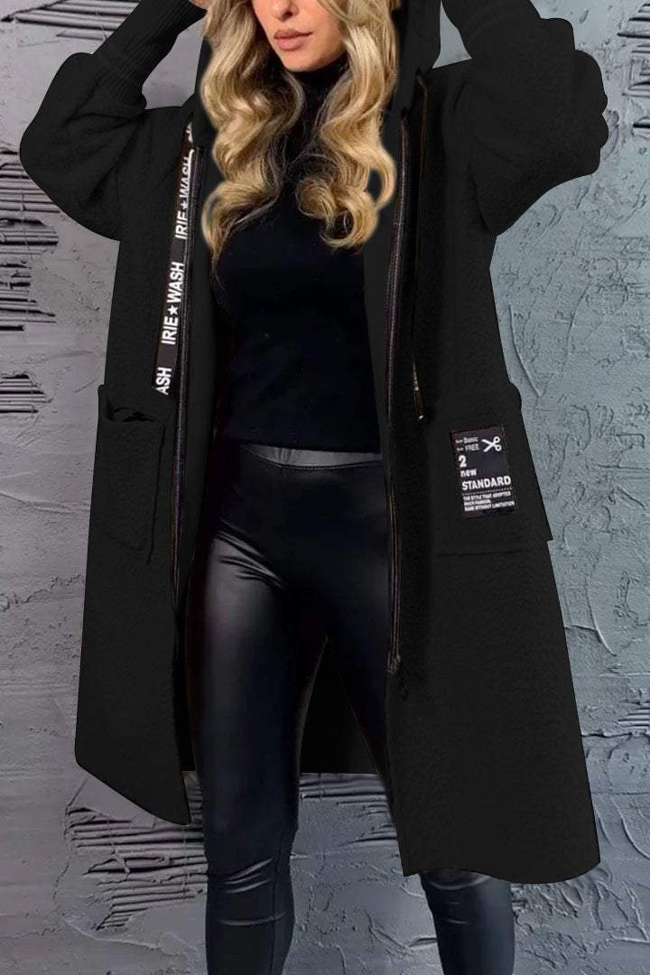 Damen Kuschelige Teddyjacke mit praktischen Taschen EB