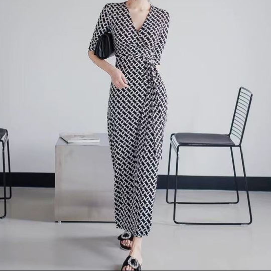 EB | Maxikleid mit V-Ausschnitt