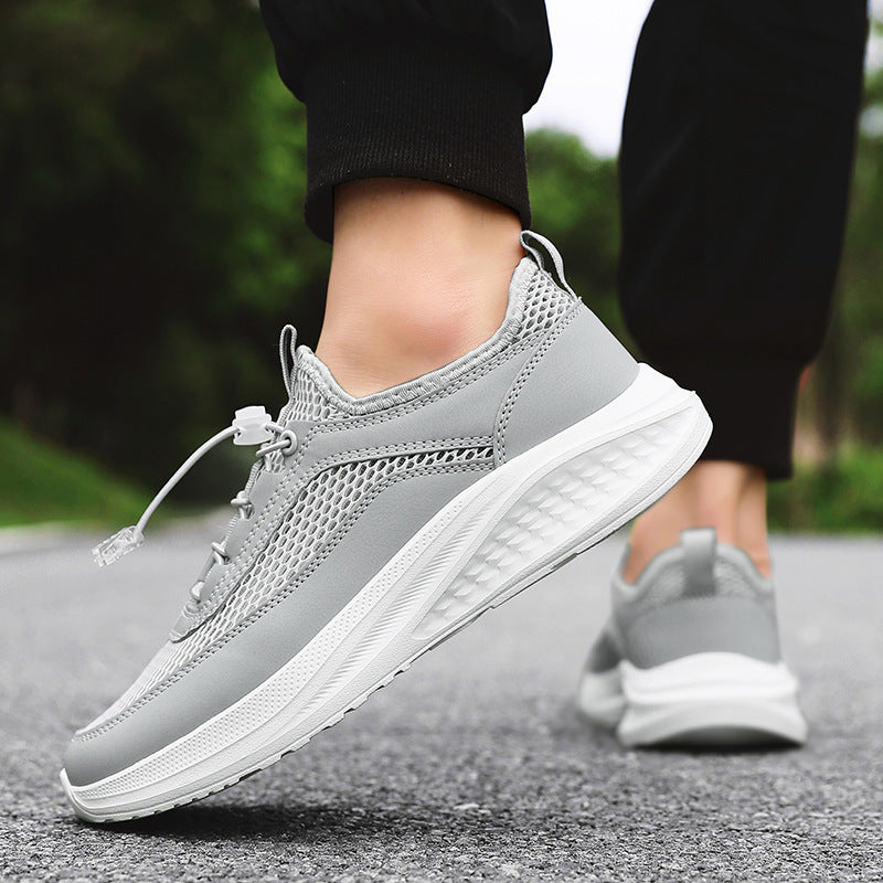 Damen Sportsneaker mit elastischem Mesh-Obermaterial und stoßdämpfender Sohle EB