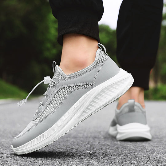 Damen Sportsneaker mit elastischem Mesh-Obermaterial und stoßdämpfender Sohle EB