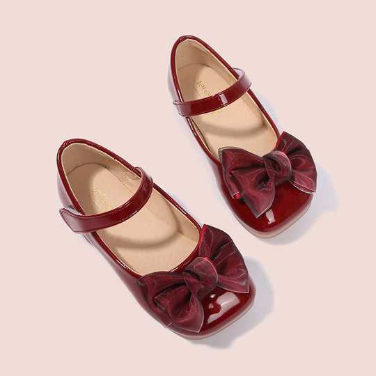 Mädchen Ballerinas mit dekorativem Schleifen-Design EB