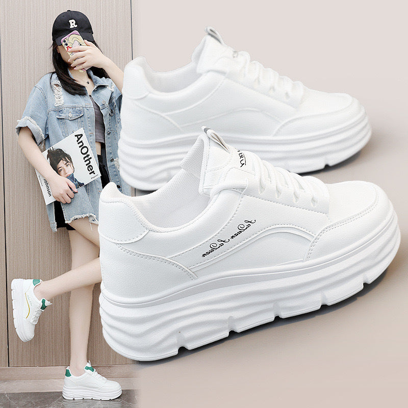 Damen Plattform Sneakers mit ergonomischer Dämpfung und modischem Design EB