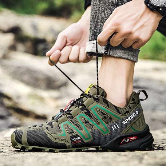 Herren Leichte Trail-Laufschuhe mit rutschfester Sohle und atmungsaktivem Obermaterial EB