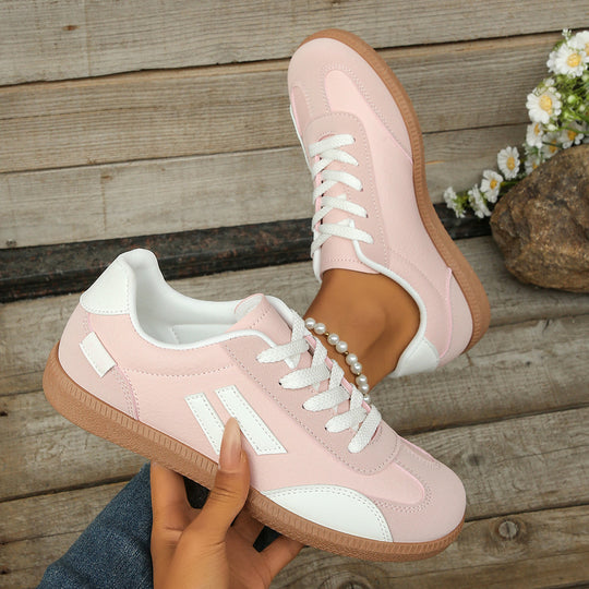 Damen sportliche Sneakers mit griffiger Laufsohle und atmungsaktivem Obermaterial EB