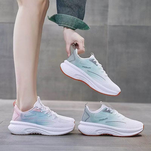 Damen Atmungsaktive Laufschuhe mit stoßdämpfender Sohle EB