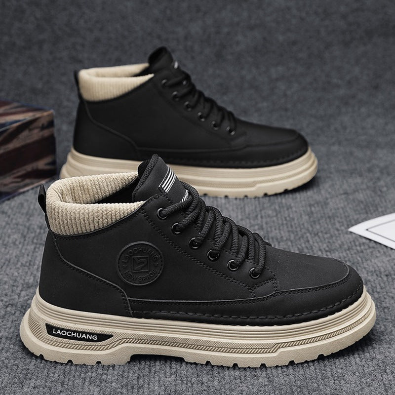 Damen Hohe Sneaker mit gepolsterter Knöchelpartie und rutschfester Sohle EB