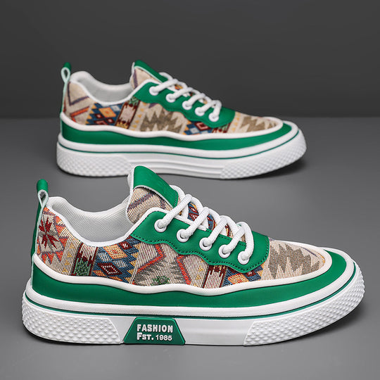 Damen Trendige Freizeitsneaker mit exklusivem Tribal-Design EB
