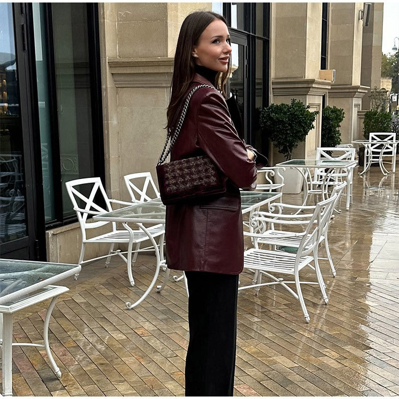 Damen elegante jacke mit tailliertem Schnitt EB