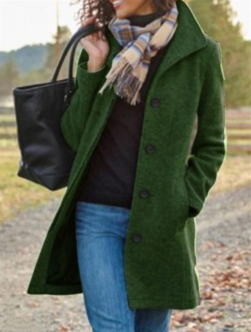 Damen eleganter Wollmantel EB