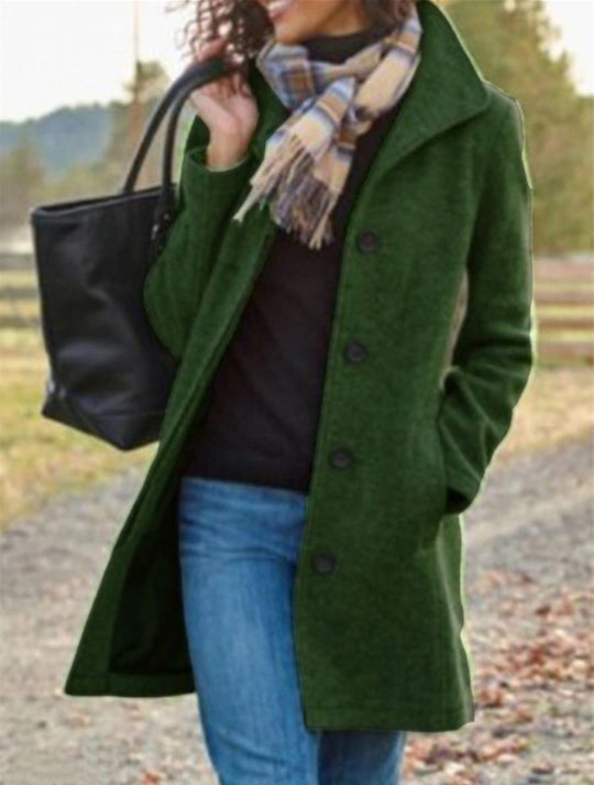 Damen eleganter Wollmantel EB