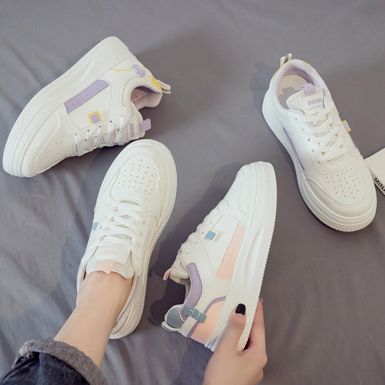 Damen Sportliche Sneakers mit ergonomischer Dämpfung und atmungsaktiver Netzstruktur EB
