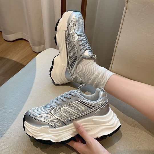 Damen Atmungsaktive Sport Sneakers mit dämpfender Sohle und rutschfestem Design EB