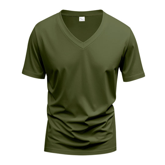 Herren Funktions-T-Shirt mit V-Ausschnitt aus atmungsaktivem Material EB