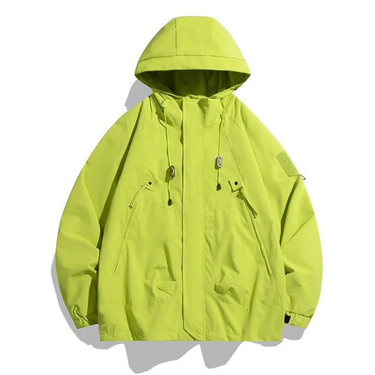 Damen technische Funktionsjacke mit verstellbarem Kapuzensystem und robustem Wetterschutz EB