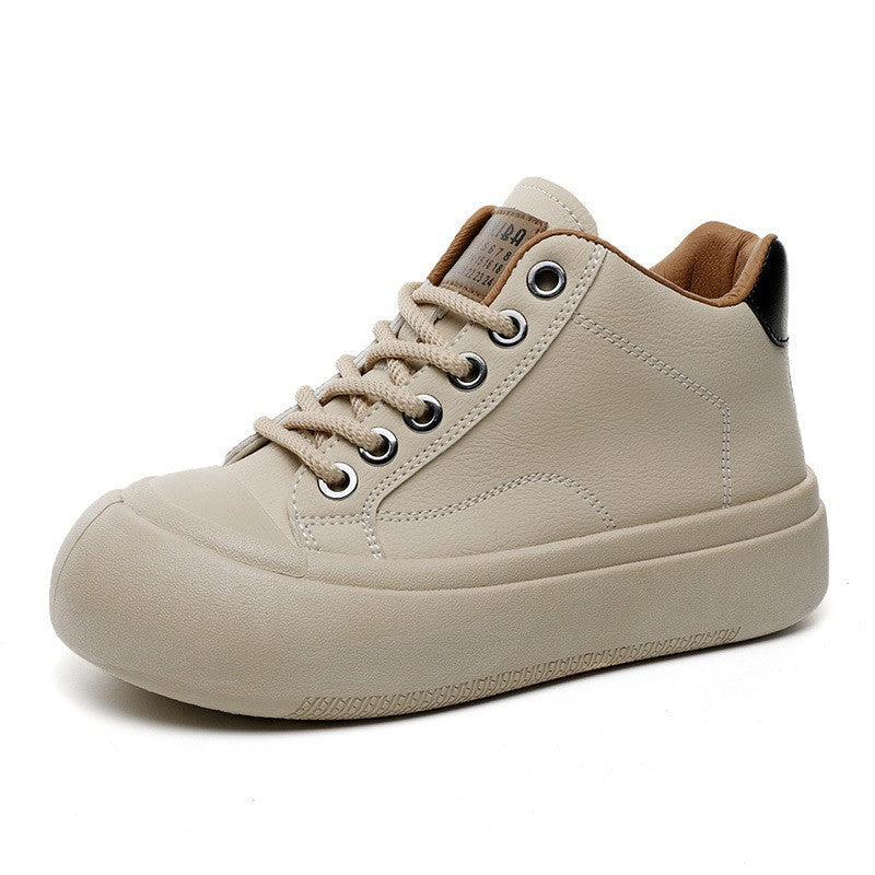 Damen lässige High-Top Sneakers mit dämpfendem Sohlenprofil und strapazierfähigem Obermaterial EB