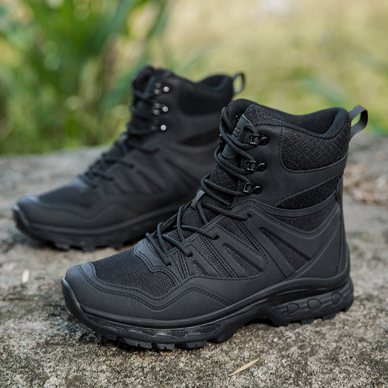 Herren Multifunktionale taktische Wanderschuhe mit hohem Knöchelschutz EB