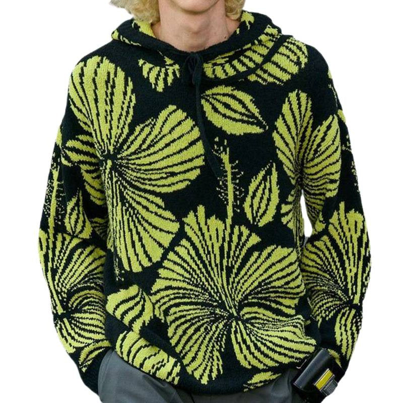 Unisex Kapuzenpullover mit einzigartigem floralem Design EB