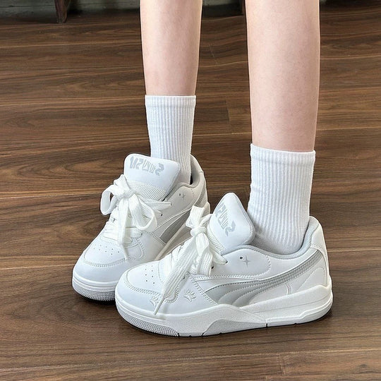 Damen Sportliche Sneaker mit hochwertigem Obermaterial und gepolsterter Innensohle EB