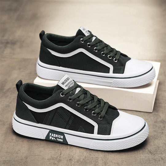 Damen Modische Low-Top Sneakers mit grafischen Akzenten EB