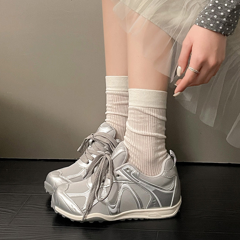 Damen Sportliche Sneakers mit atmungsaktivem Obermaterial und dämpfendem Fußbett EB