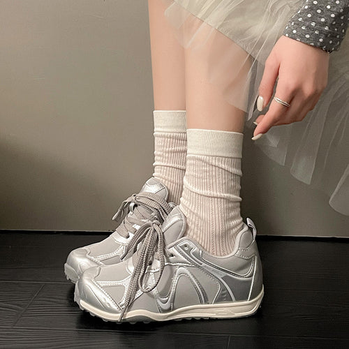 Damen Sportliche Sneakers mit atmungsaktivem Obermaterial und dämpfendem Fußbett EB