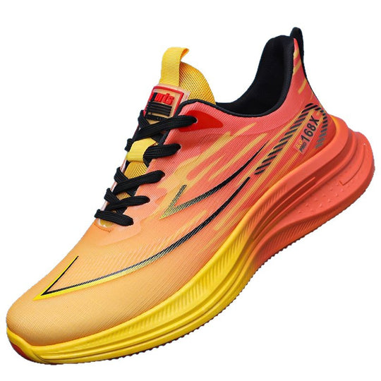 Damen Leichte Lauf-Sneaker mit atmungsaktiver Netzstruktur und stoßdämpfender Sohle EB