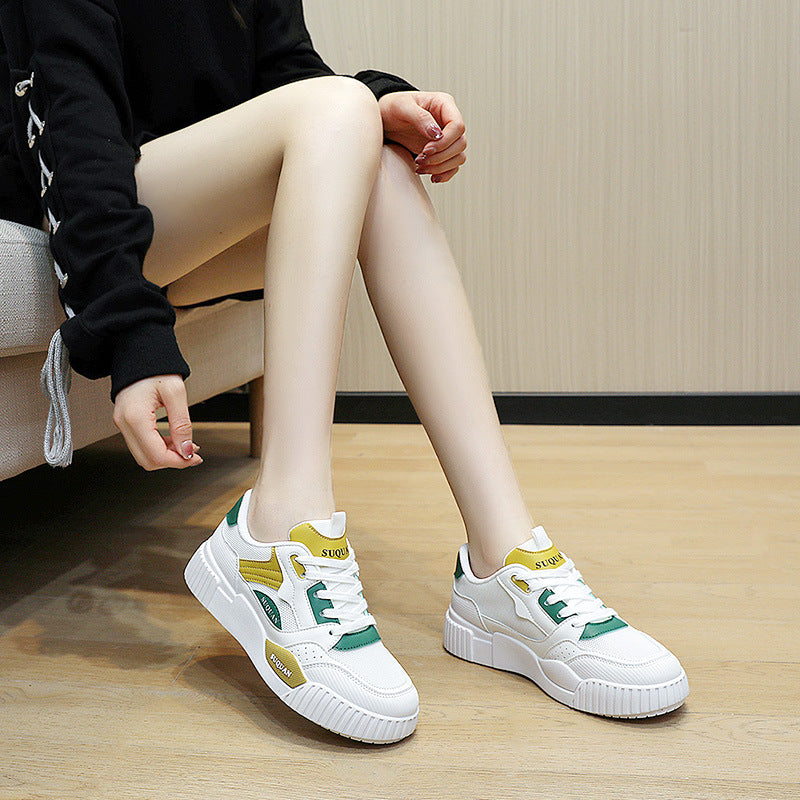 Damen Sportliche Sneakers mit atmungsaktiver Oberfläche und dämpfendem Sohlenprofil EB