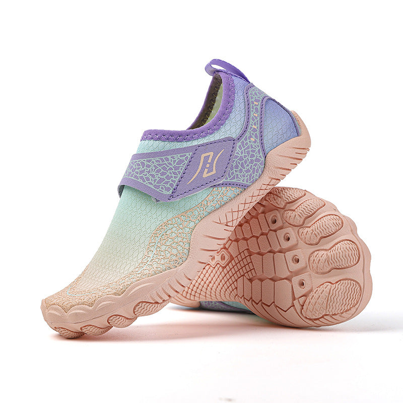 Damen Multifunktionale Aqua-Schuhe mit verstellbarem Klettverschluss und rutschfester Sohle EB