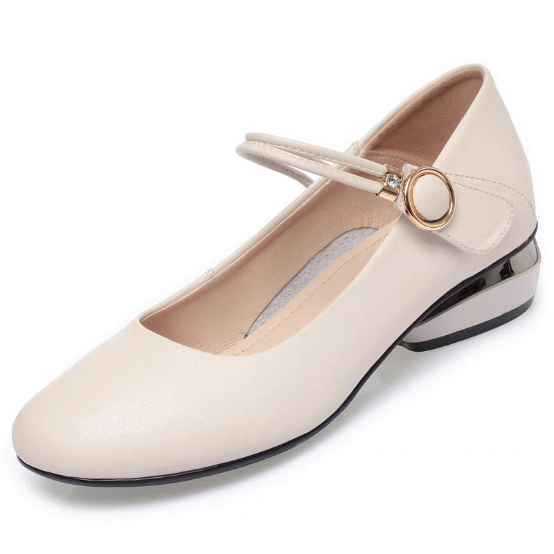 Damen Ballerinas mit elegantem Riemen EB