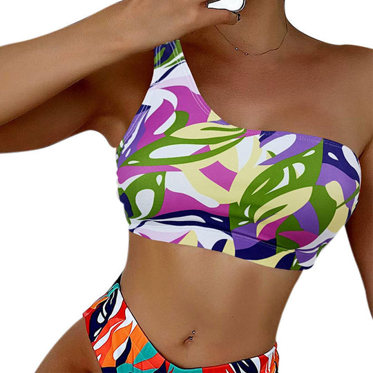 Damen asymmetrisches Bikini-Oberteil EB