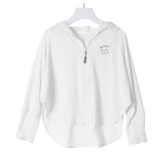 Damen Sonnenschutzjacke mit Kapuze und atmungsaktivem Material R&B