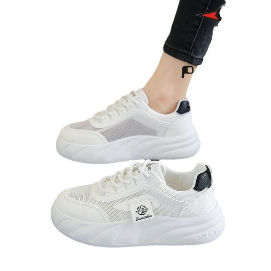 Damen Sportliche Sneakers mit ergonomischer Dämpfung und atmungsaktiver Oberflächenstruktur EB