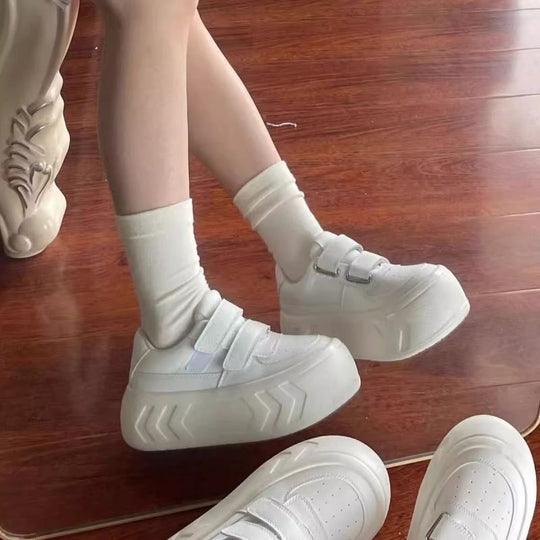 Damen Sneakers mit Klettverschluss und dämpfender Sohle EB