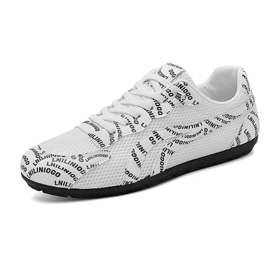 Damen Sportliche Sneakers mit atmungsaktiven Mesh-Obermaterial und rutschfester Sohle EB
