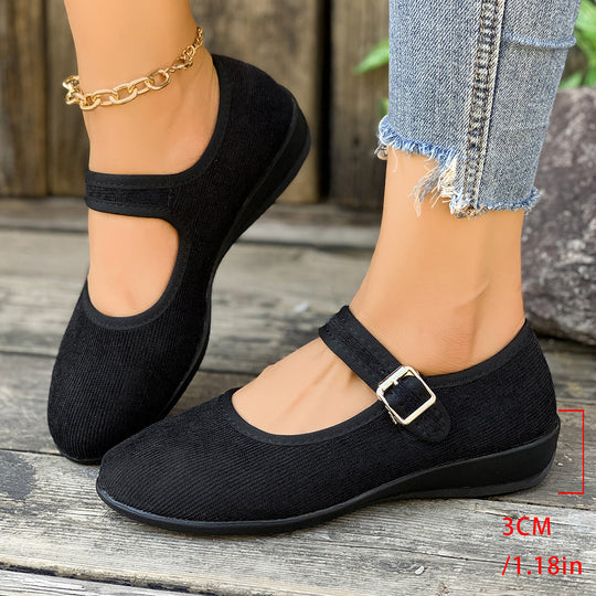 Damen Elegante und komfortable Mary Jane Schuhe EB