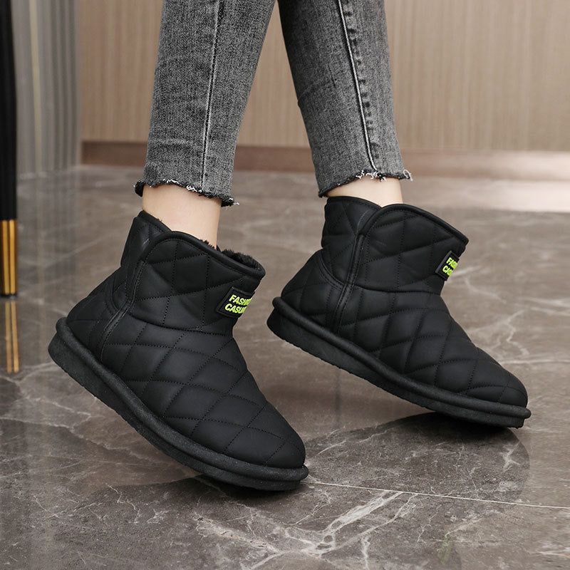 Damen warme und gefütterte Winterstiefel EB