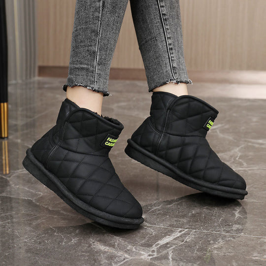 Damen warme und gefütterte Winterstiefel EB