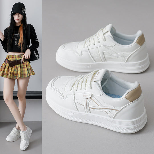 Damen sportliche Sneaker mit atmungsaktivem Obermaterial und rutschfester Sohle EB