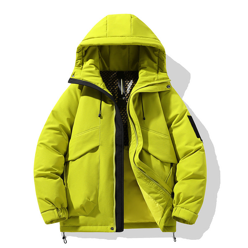 Damen Winter-Pufferjacke mit isolierendem Innenfutter und verstellbarem Kapuzensystem EB