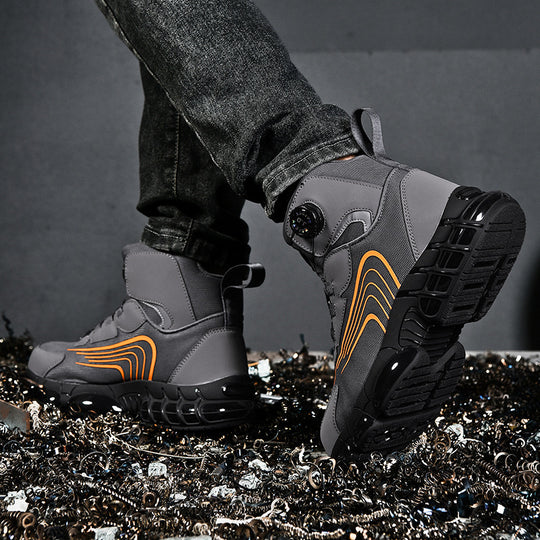 Damen Sicherheitsstiefel mit rutschfester Sohle und dämpfendem Design EB